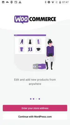 WooCommerce android App screenshot 1